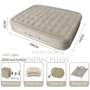 Inflate Your Comfort Zone(Automatic Double Air Mattress
