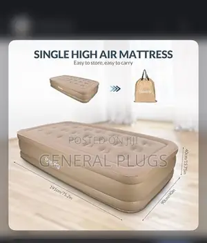 Bounce Into a Better Sleep(Automatic Single Air Mattress