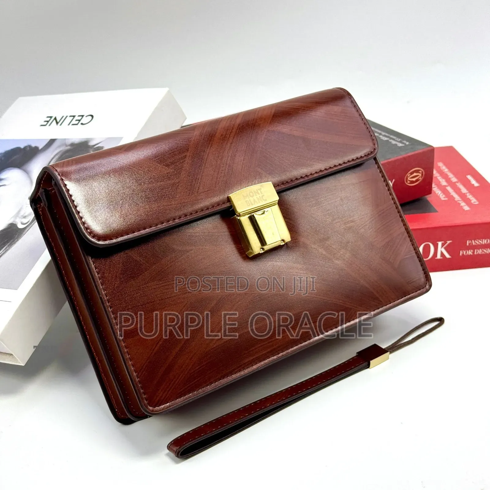 Mont Blanc Leather Clutch