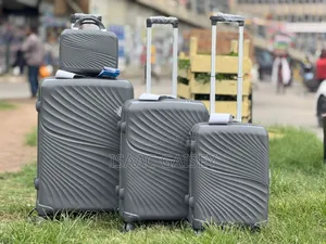 4set Unisex Expandable Anticrake Luggages With Cosmetic Bag