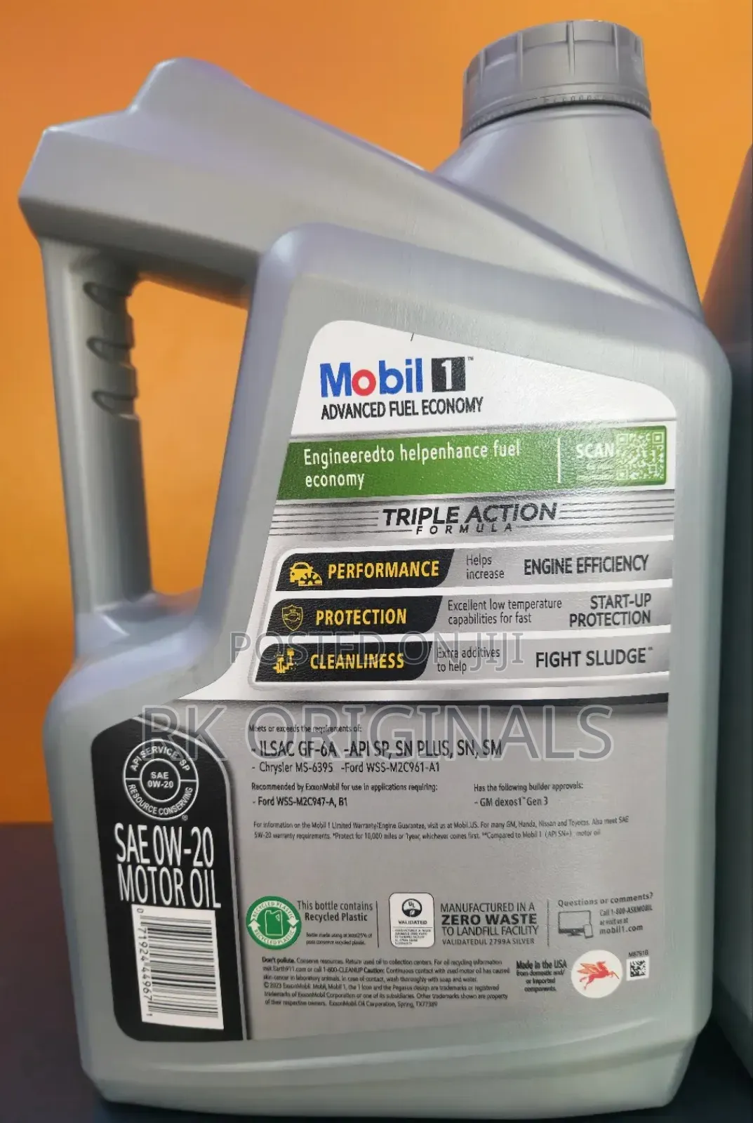 Mobil1 0w20 Advanced Fuel Economy 5l Imported From Usa 🇺🇸