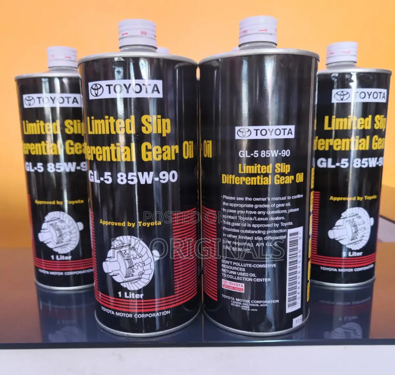 Toyota Limited Slip Differential Gear Oil 85w90 From Japan
