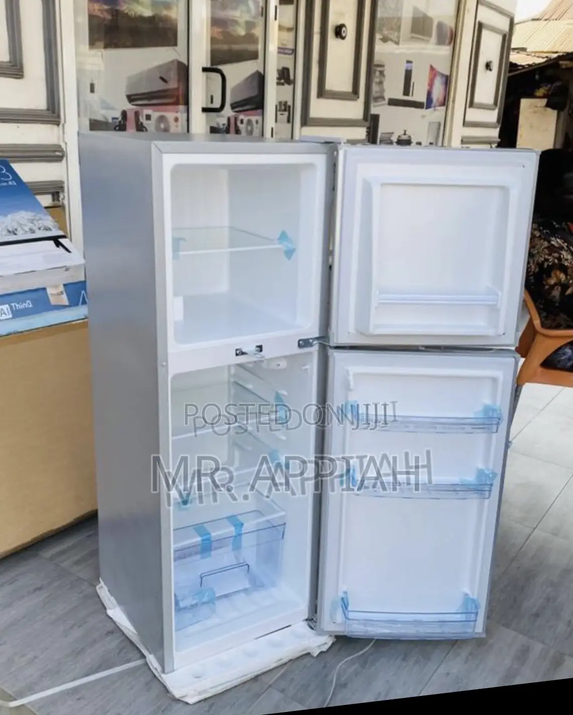 Buy Finest Zara-14tm Double Door Fridge(Gray) 