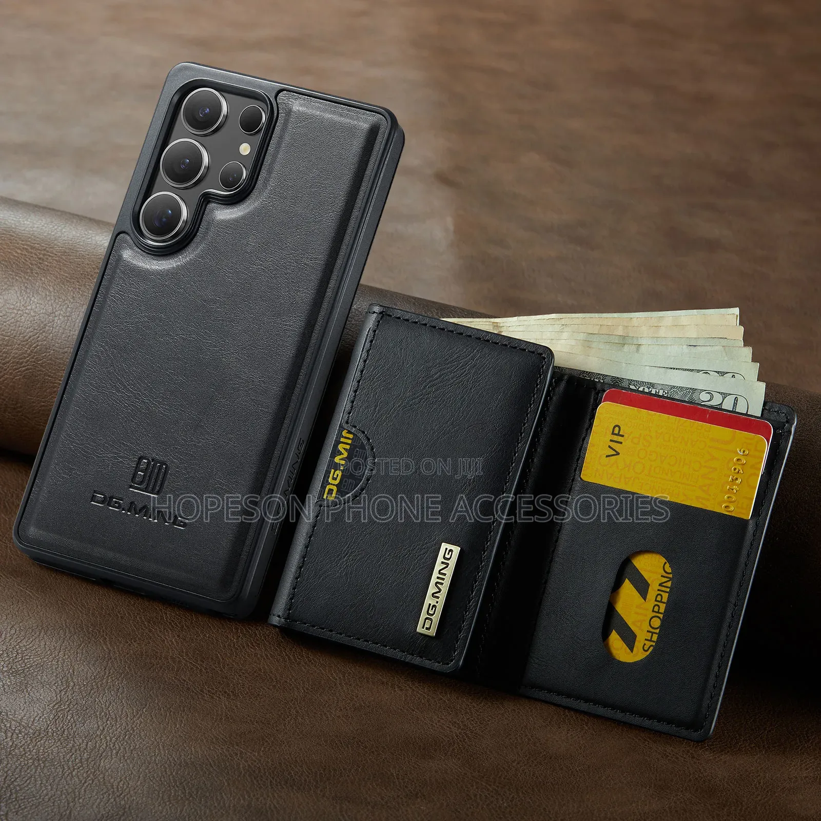 Samsung Magsafe Leather Case With Detachable Magnetic Wallet
