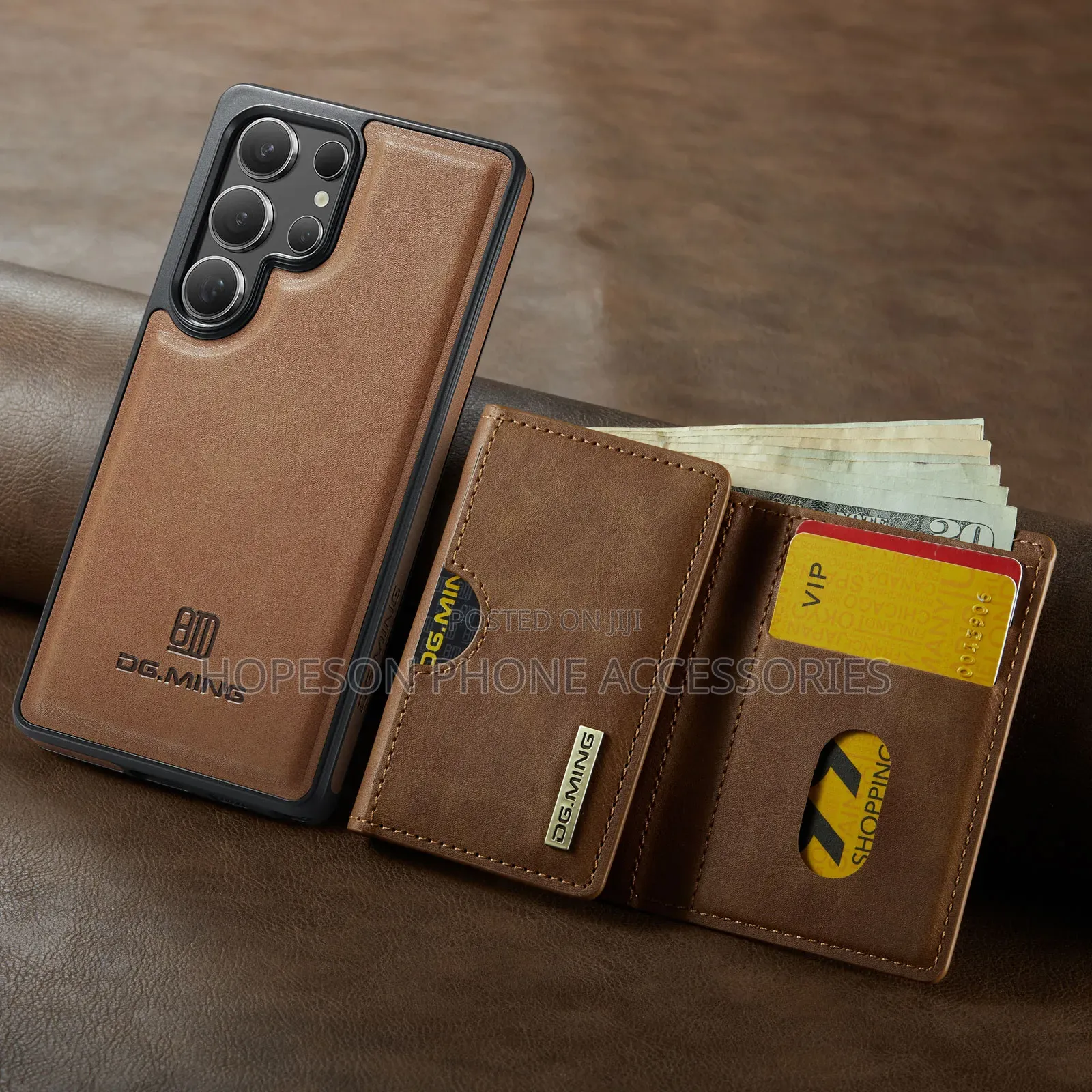 Samsung Magsafe Leather Case With Detachable Magnetic Wallet