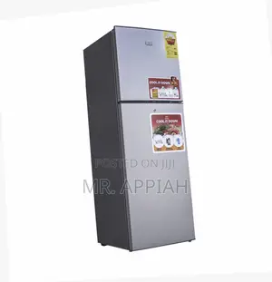Convenient Zara Fridge Top Freezer 255 Litres Silver.