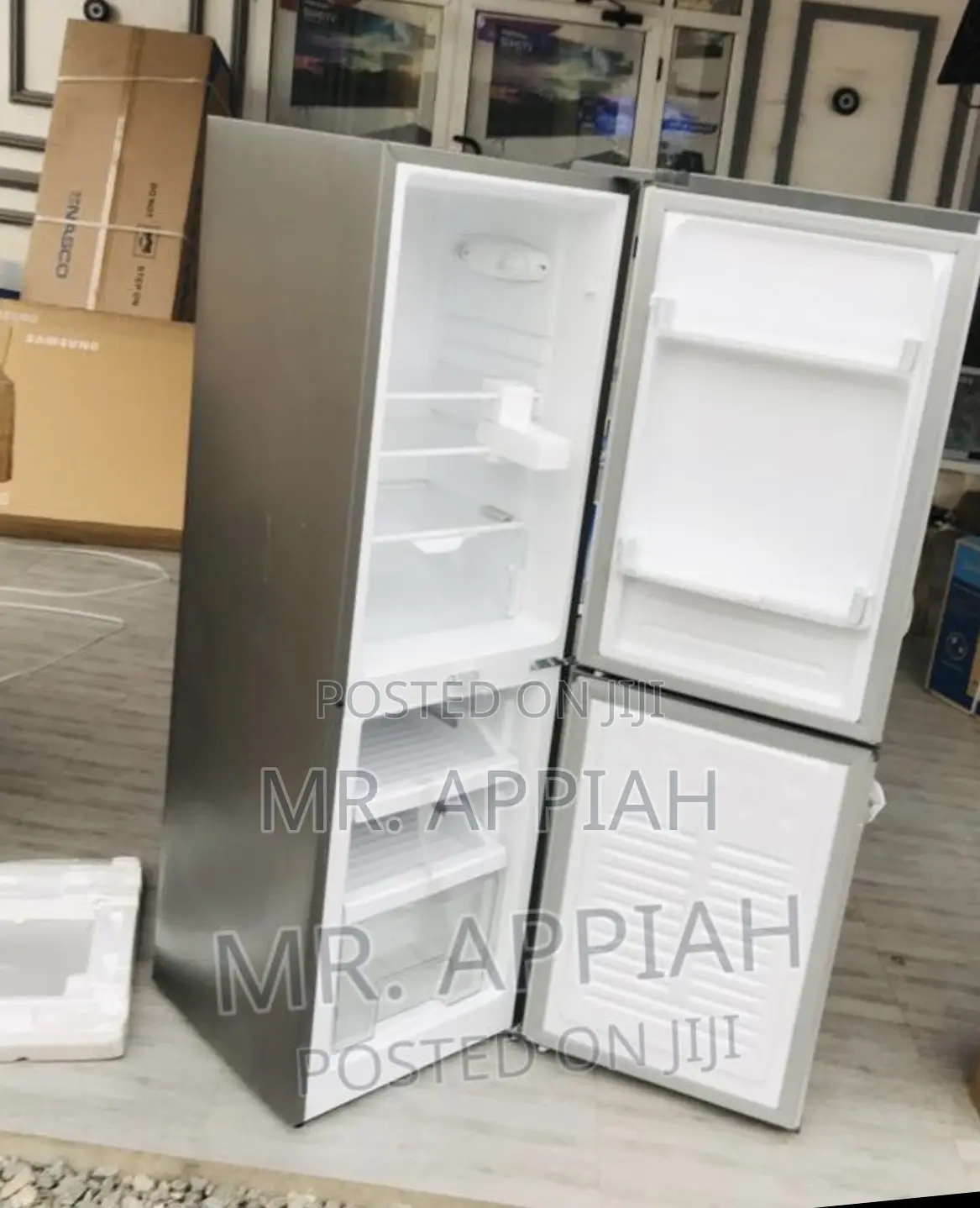 Beautiful Made Zara-240bf Double Door Fridge(Gray)