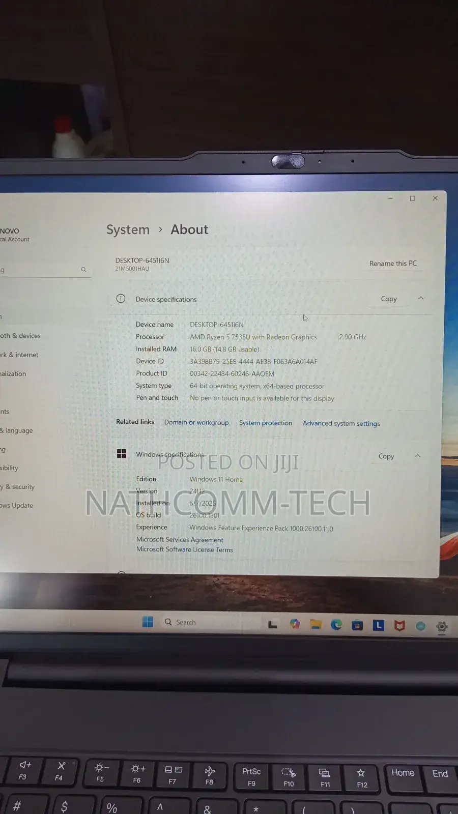 New Laptop Lenovo Thinkpad E16 G1 16GB AMD Ryzen 5 SSD 512GB
