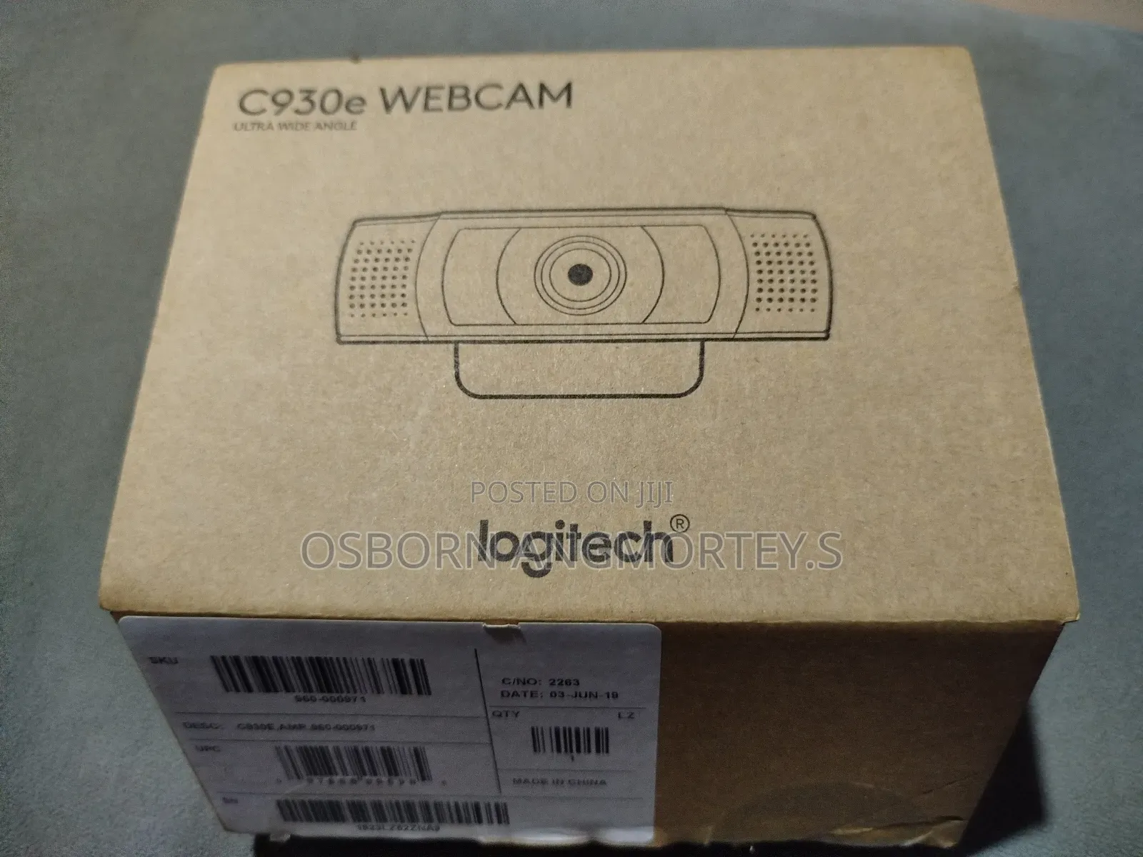 Logitech Webcam Ultra Wide Angle