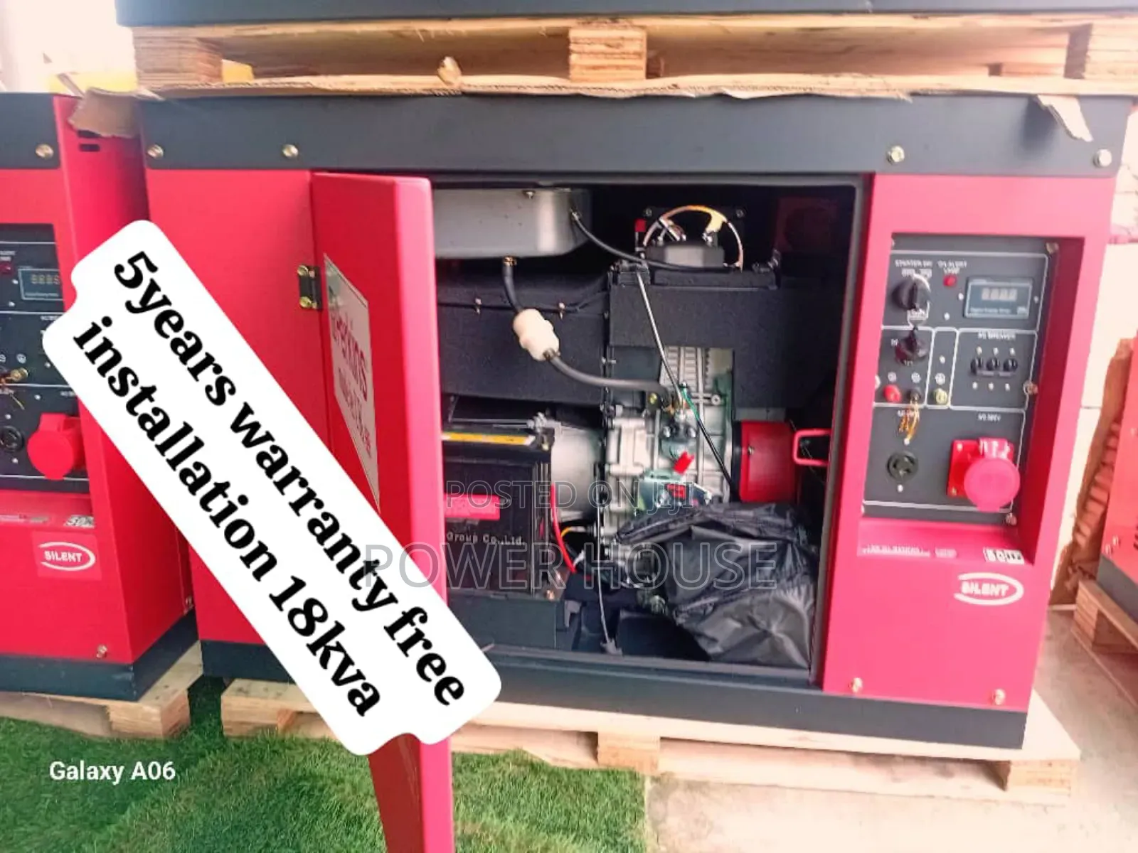 Copper Crown Prime Diesel Generator 18kva Perkins 18kva