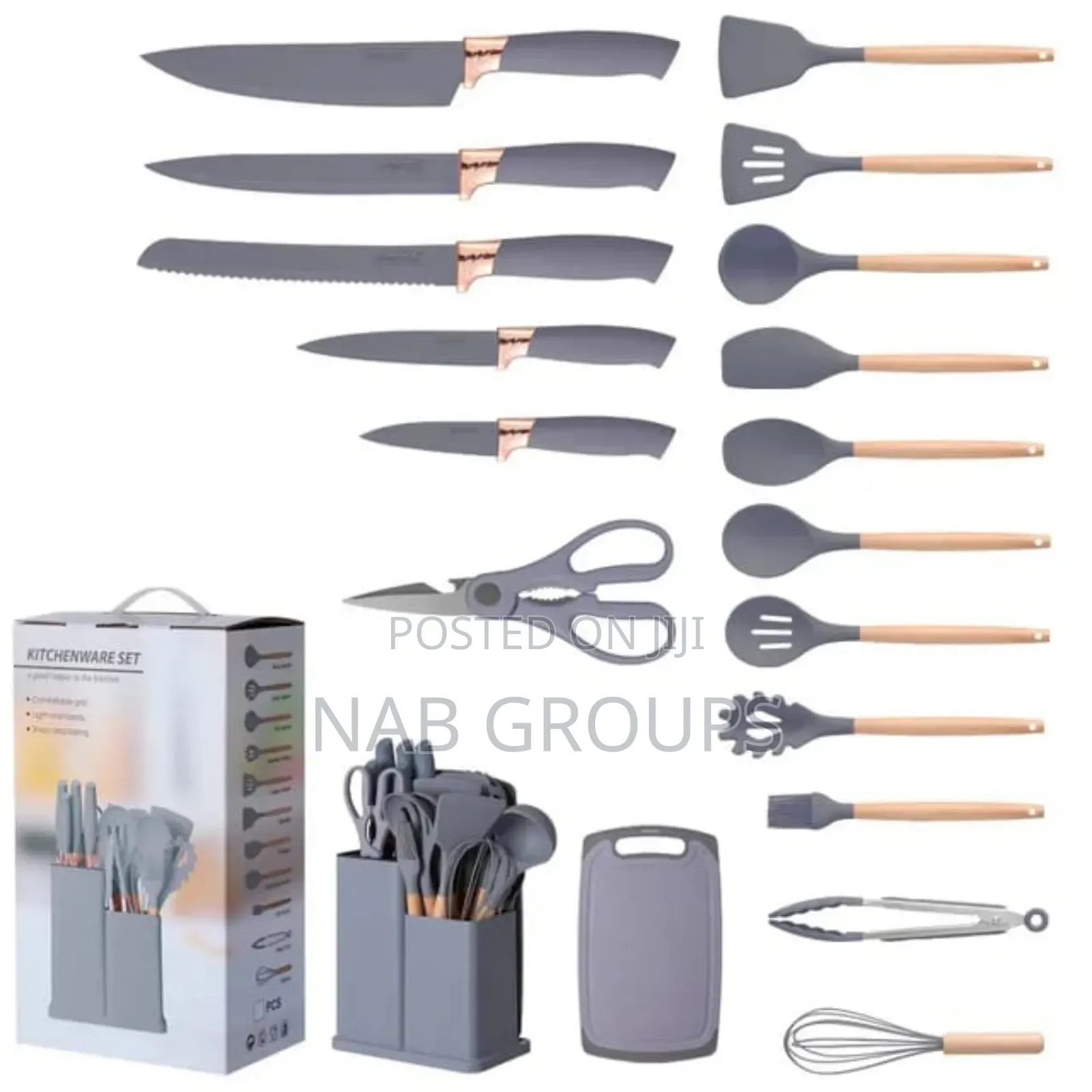 19pcs Silicone Spoons
