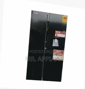 Classic Design Zara-Sb-62wdb Side by Side Fridge(Black)
