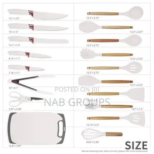 19pcs Silicone Cooking Set