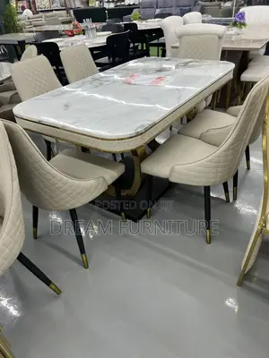 Dining Set(Gold Surface)