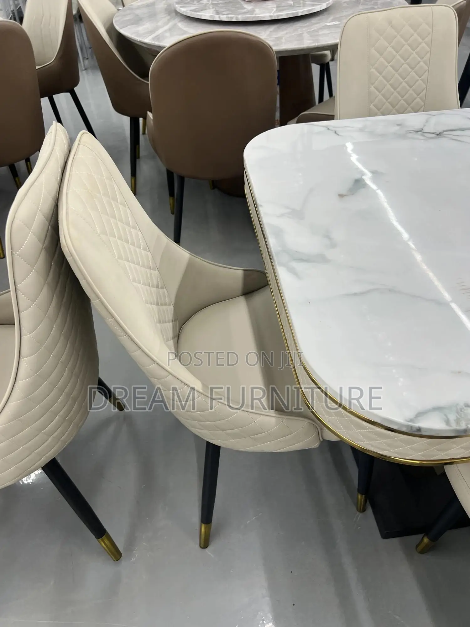 Dining Set(Gold Surface)