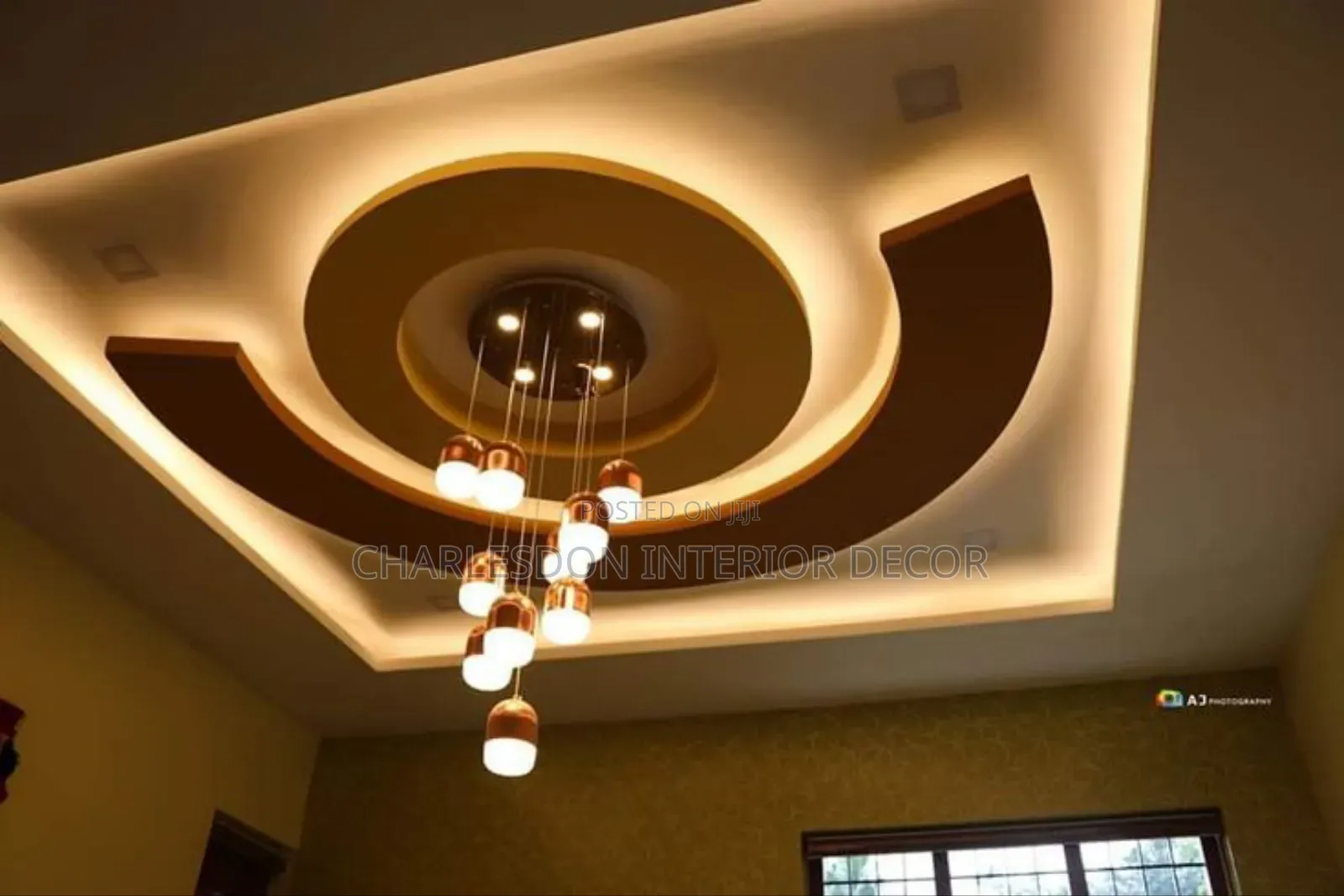 Gypsum Ceiling Design For Sitting Room