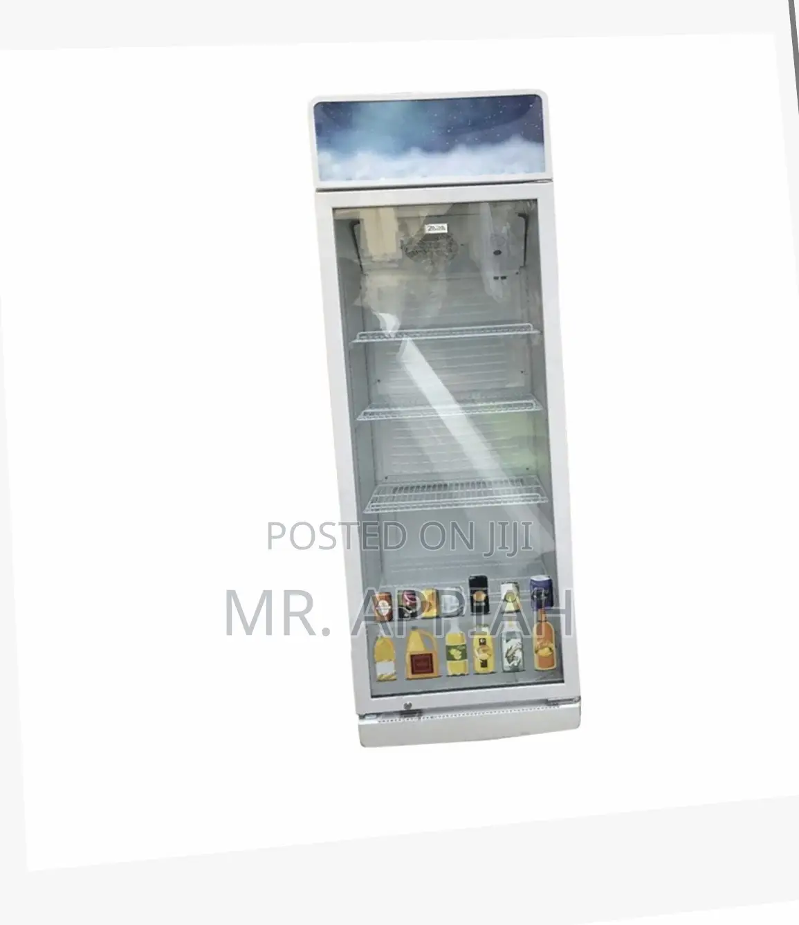 Convenient Zara-300dfg Single Door Beverage Cooler.