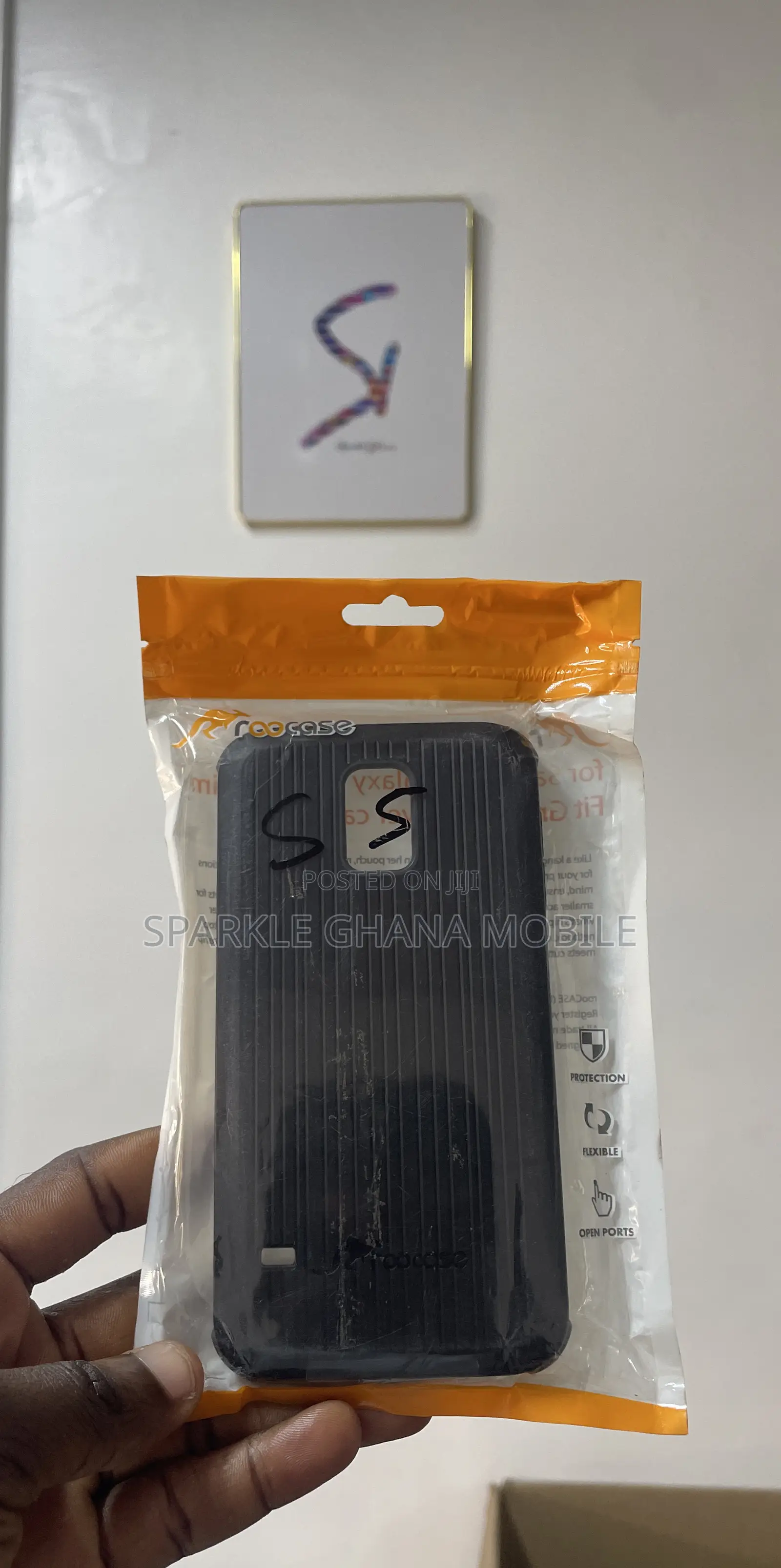 Samsung Galaxy S5 (Kroocase) Black Back Case