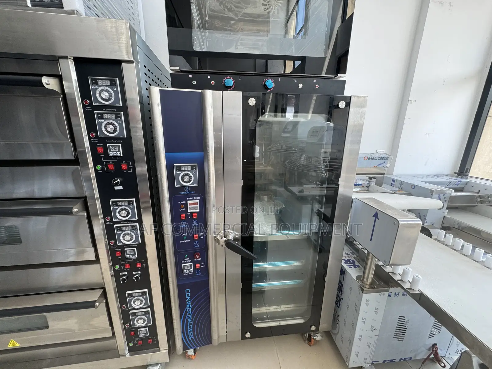Commercial 10 Tray Gas Convection Oven Steam