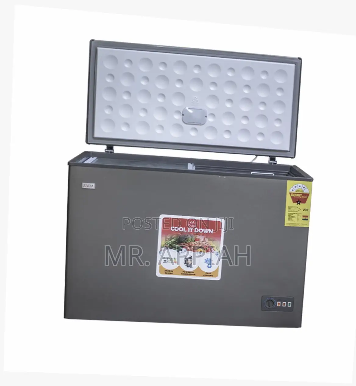 Beautiful Made Zara-360 Single Door Chest Freezer(270ltr)