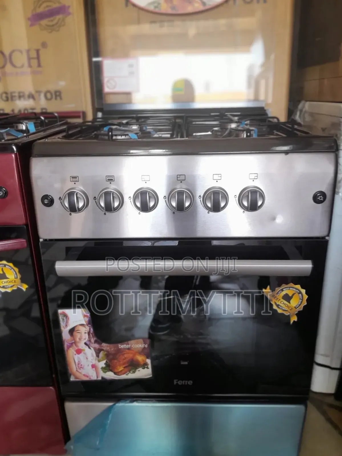 Try the Solid Ferre 60x60cm Burner With Auto Ignition Grill Light