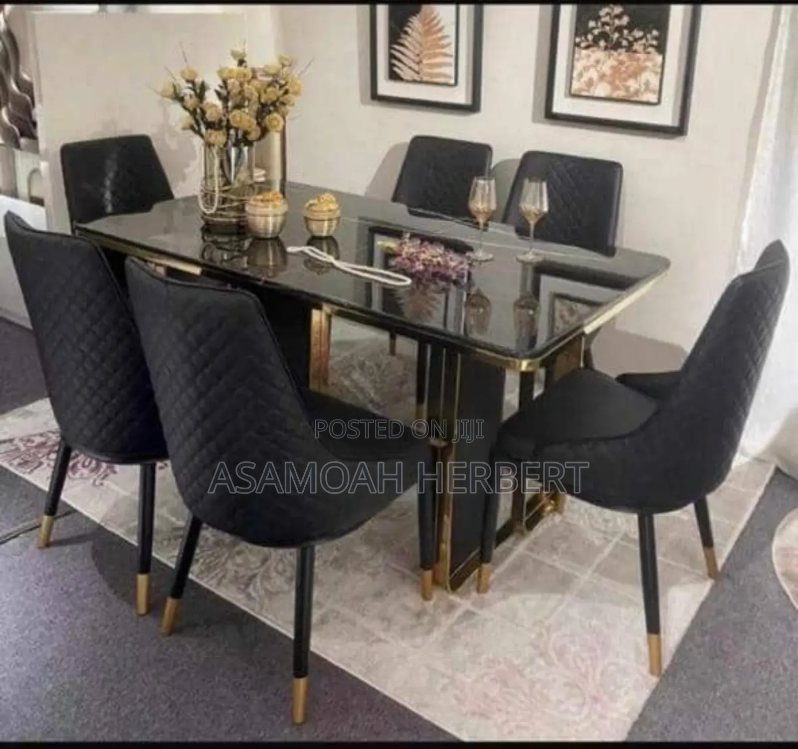 Glass Dinning Table Set