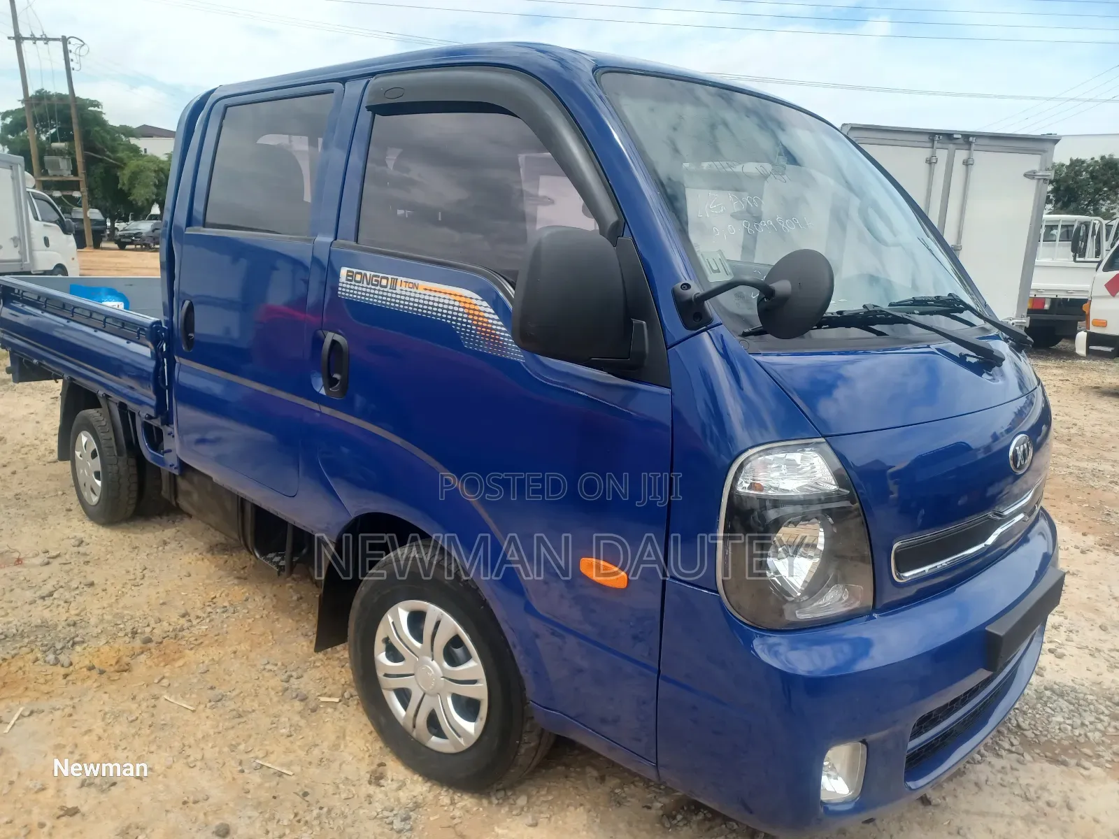 Kia Bongo Double Blue