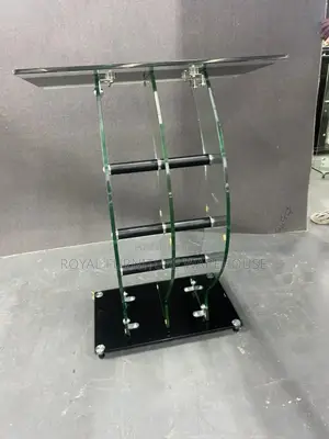 Classic Tempered Glass Preaching Pulpit