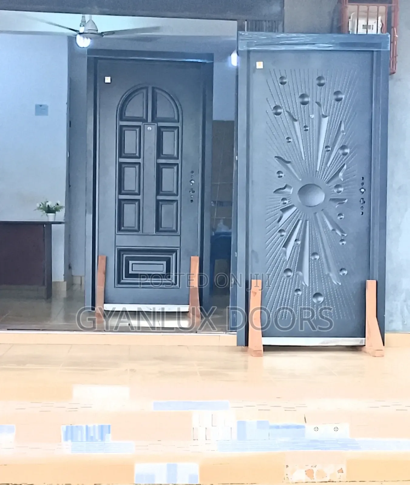 Black Designated Security Doors