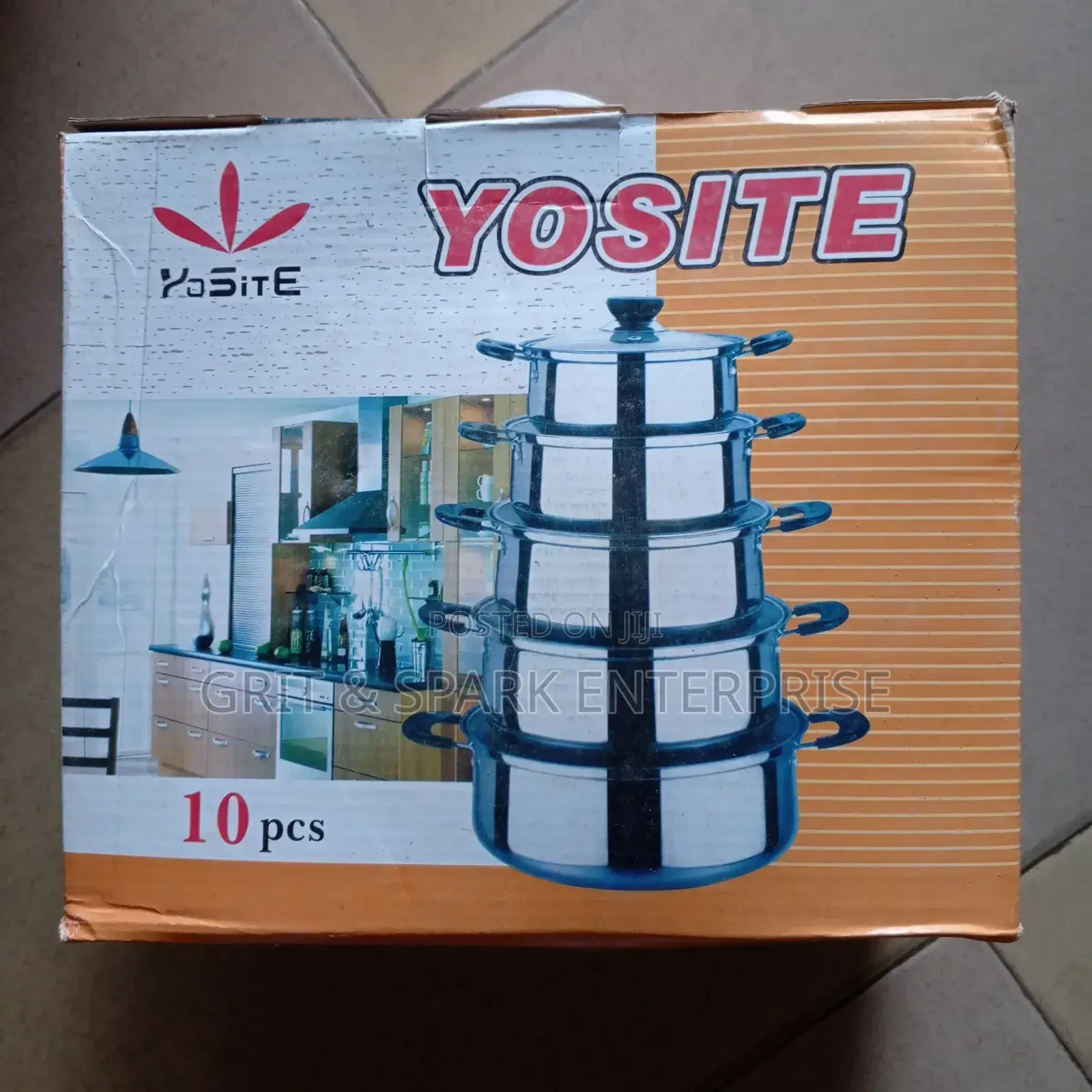 Brand New 5 PCS Stainless Yosite Stock Pots(Pls Read Below)