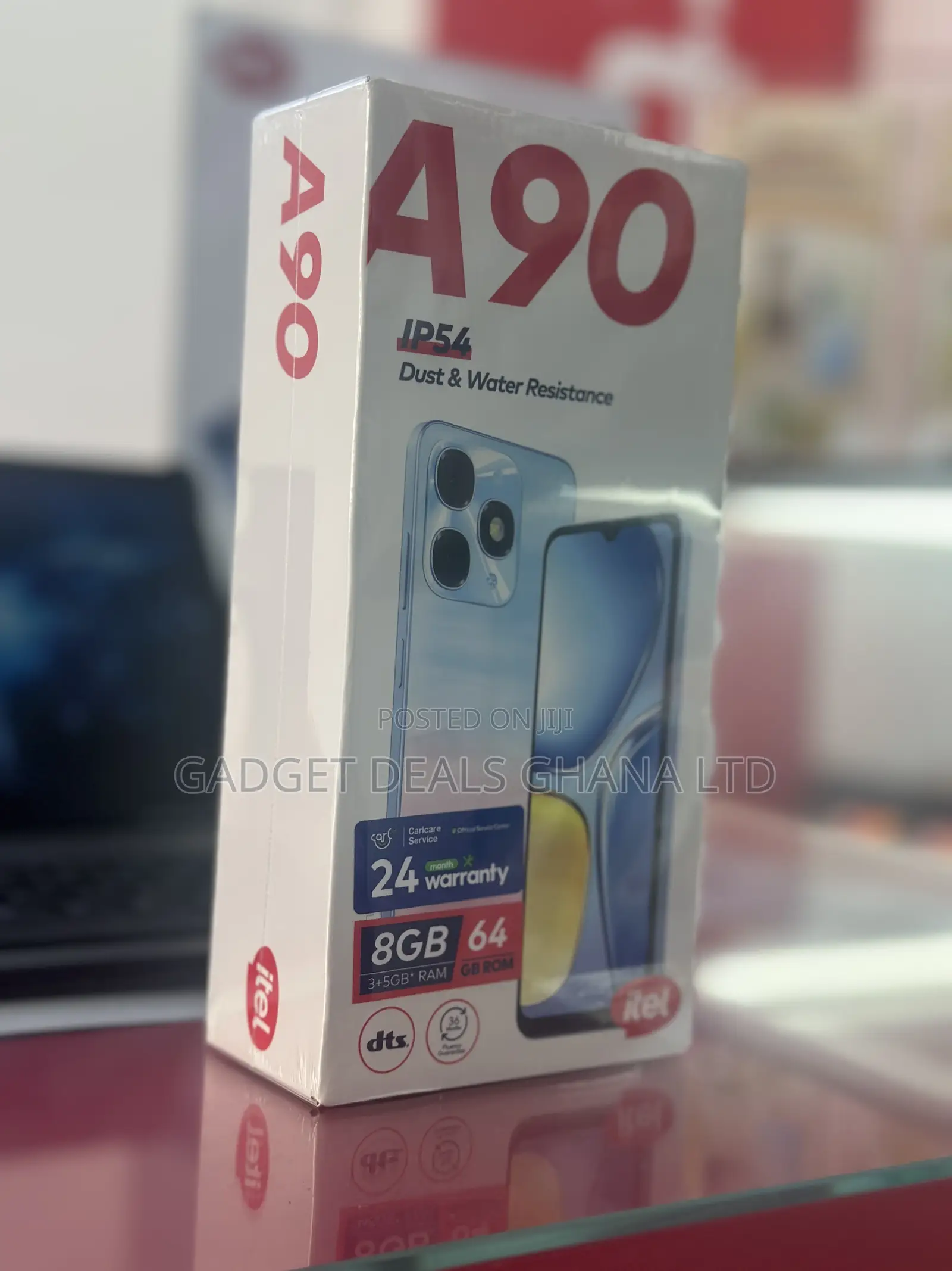 New Itel A90 64 GB Black