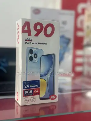 New Itel A90 64 GB Black