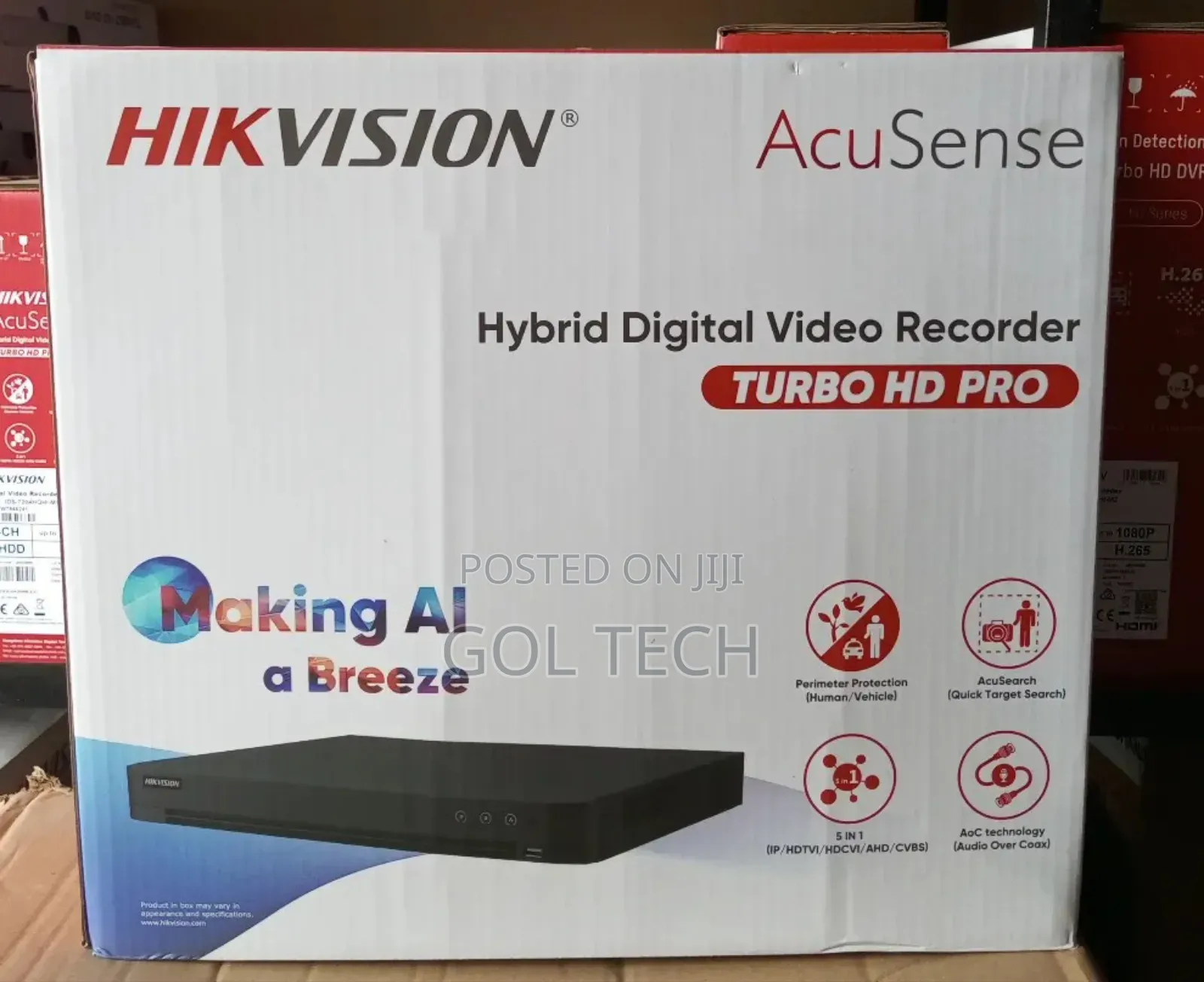 Hikvision Acusense Dvr 32ch /5mp Turbo Hd Pro 5 In 1