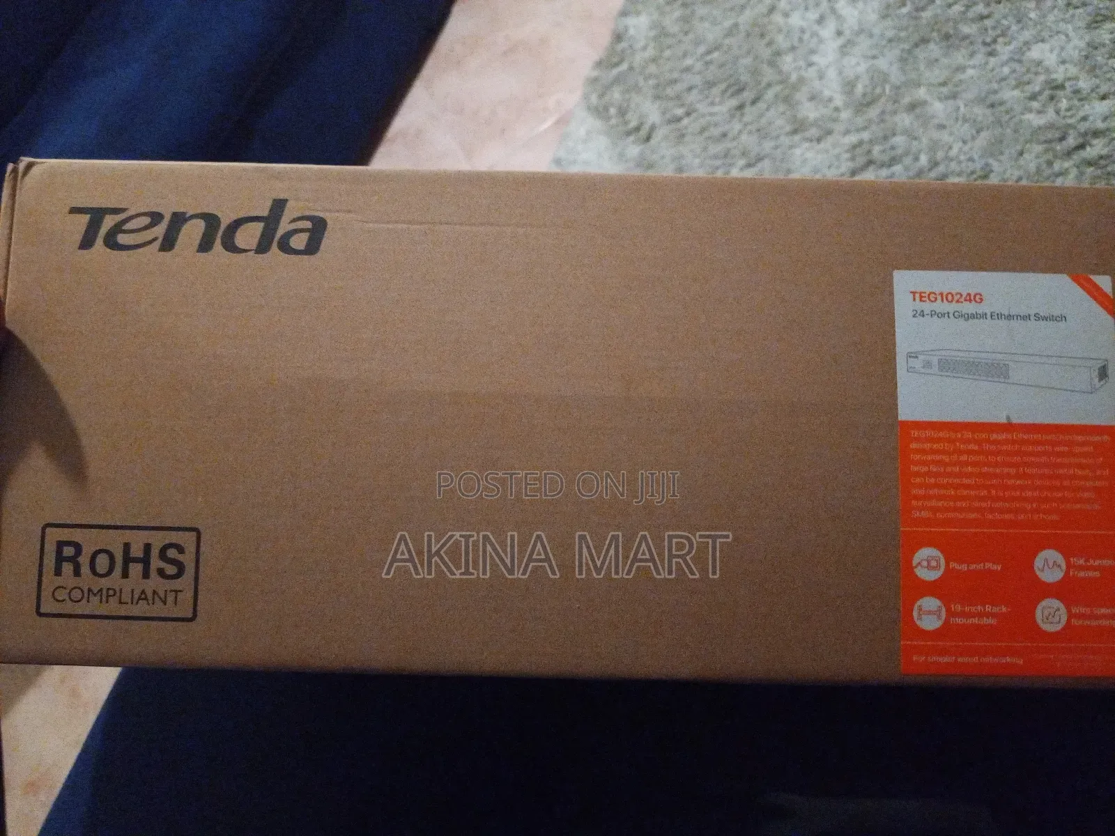 Tenda 24-Port Gigabit Ethernet Switch