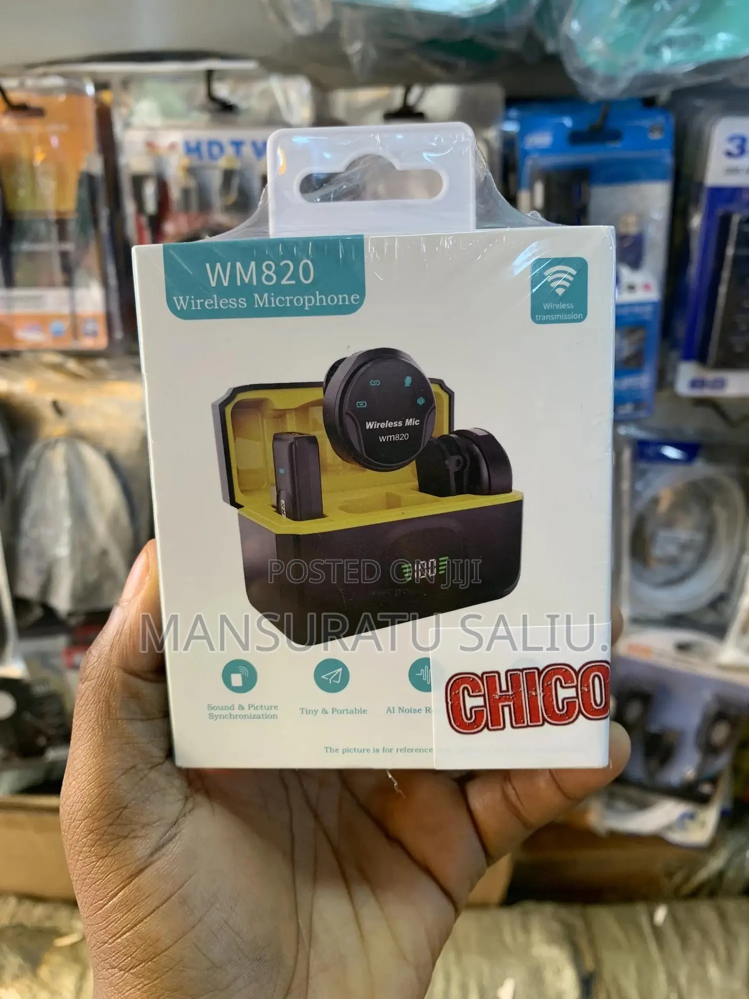 Wm820 Type C and iPhone Wireless Microphone