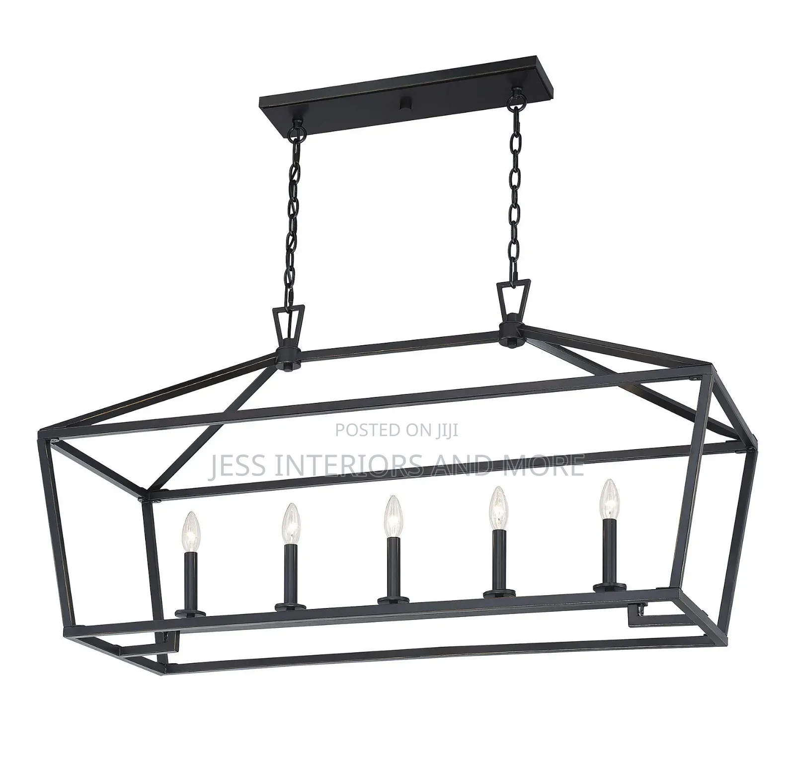 Chandelier 5-Light Linear Pendant
