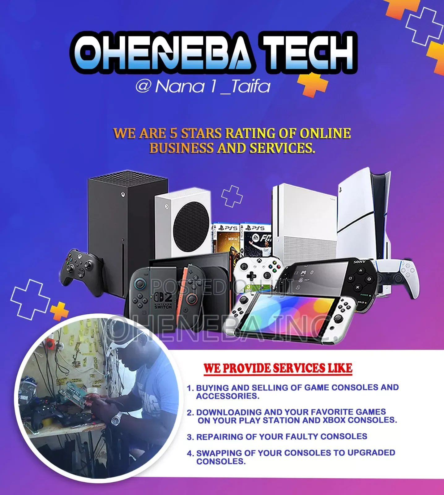 Buy or Repair Your Consoles With Us