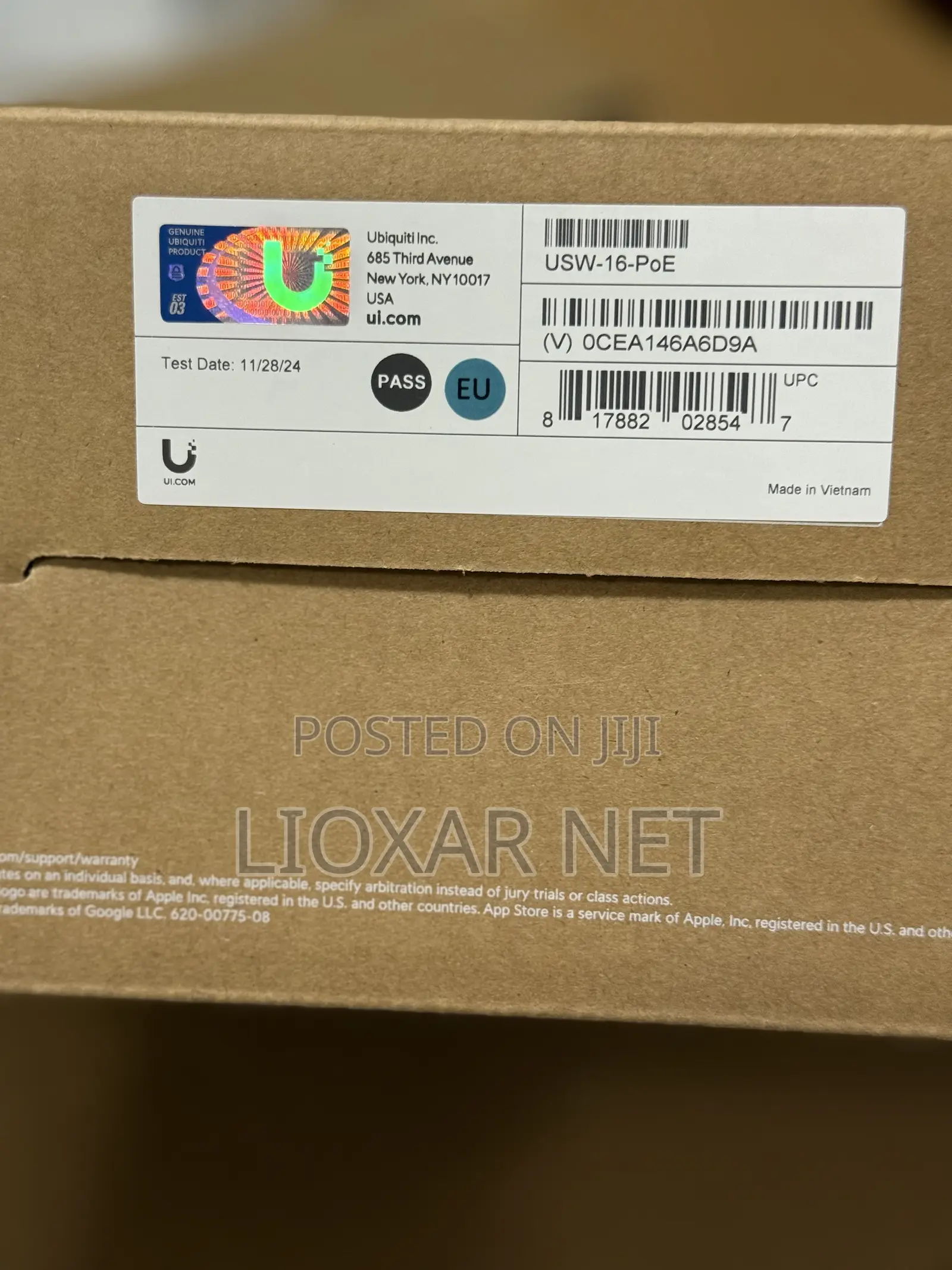 Ubiquiti Usw-16-Poe 16-Port Switch