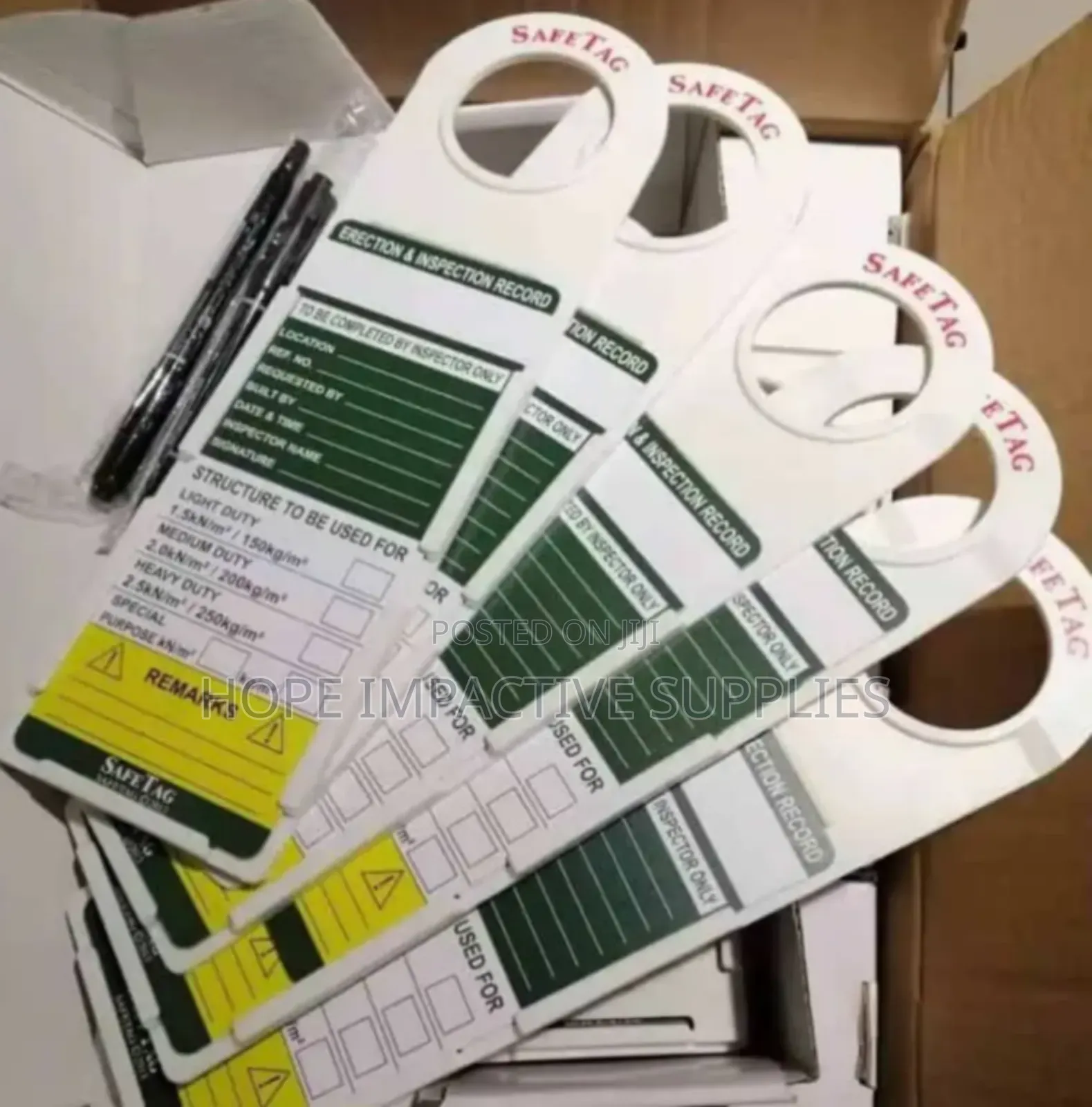 Scaffold Tag - 10/Pack.