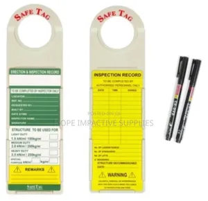 Scaffold Tag - 10/Pack.