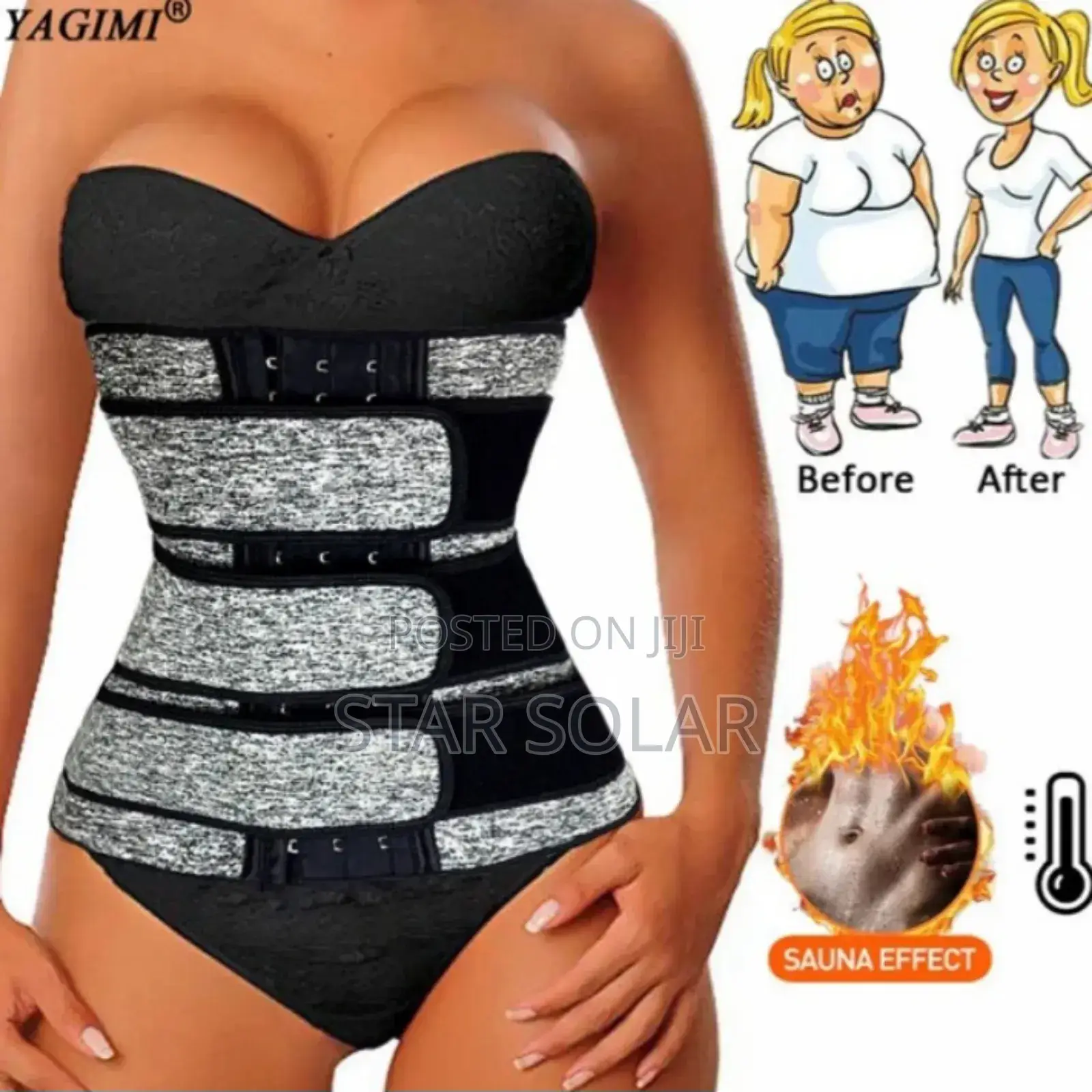 Three Belt Waist Trainer/ Body Shaper for Men and Women
