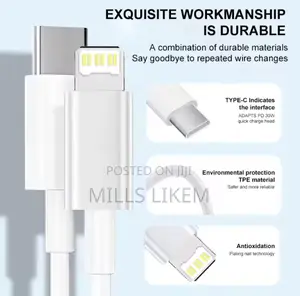 Apple Type C to Lightning Charger Cable