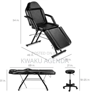 Massage Bed With Stool