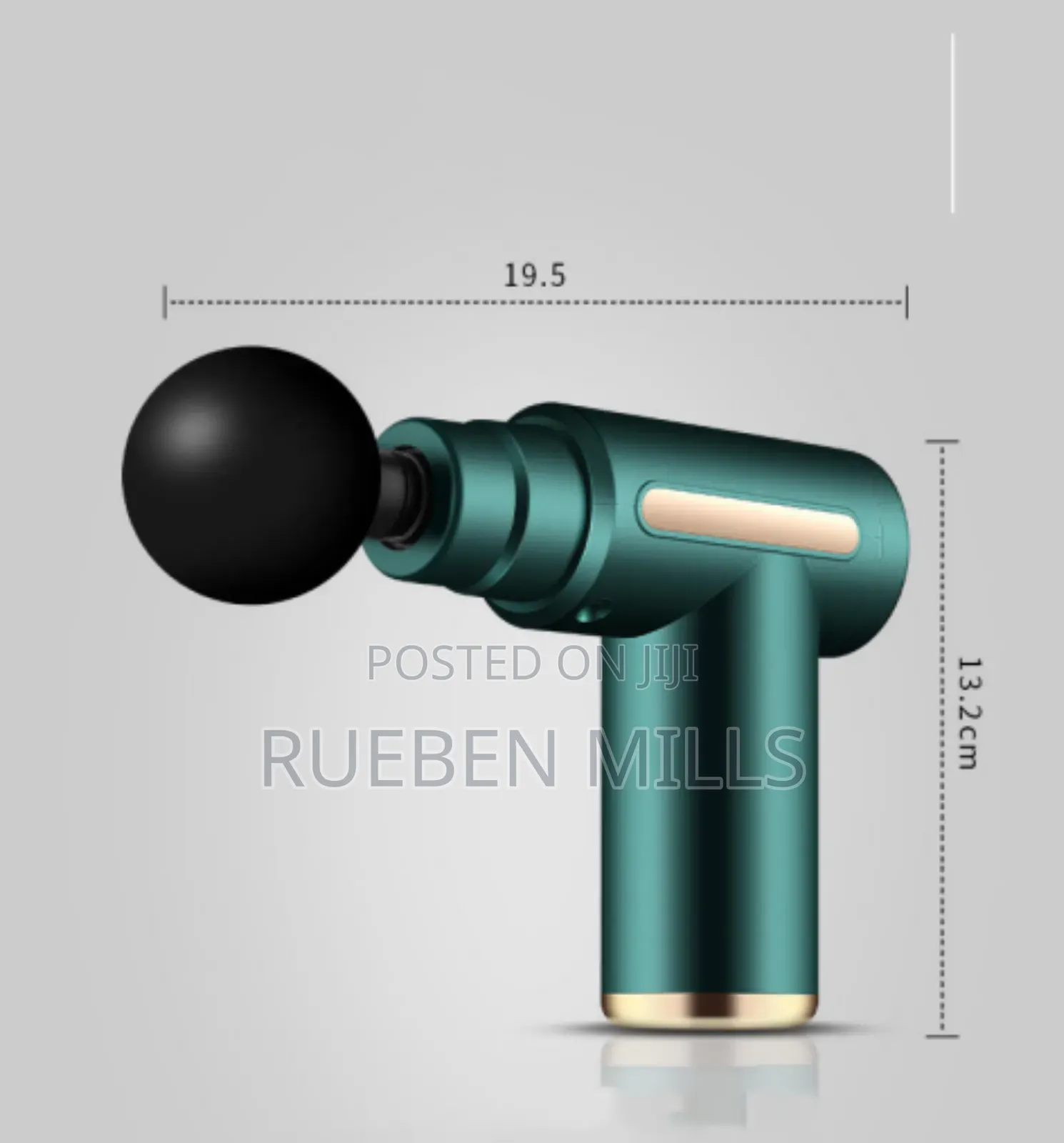 Green Rechargeable Smart Fascial Deep Tissue Massage Gun