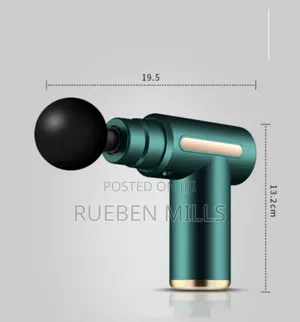 Green Rechargeable Smart Fascial Deep Tissue Massage Gun