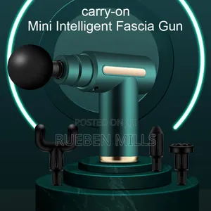 Green Rechargeable Smart Fascial Deep Tissue Massage Gun