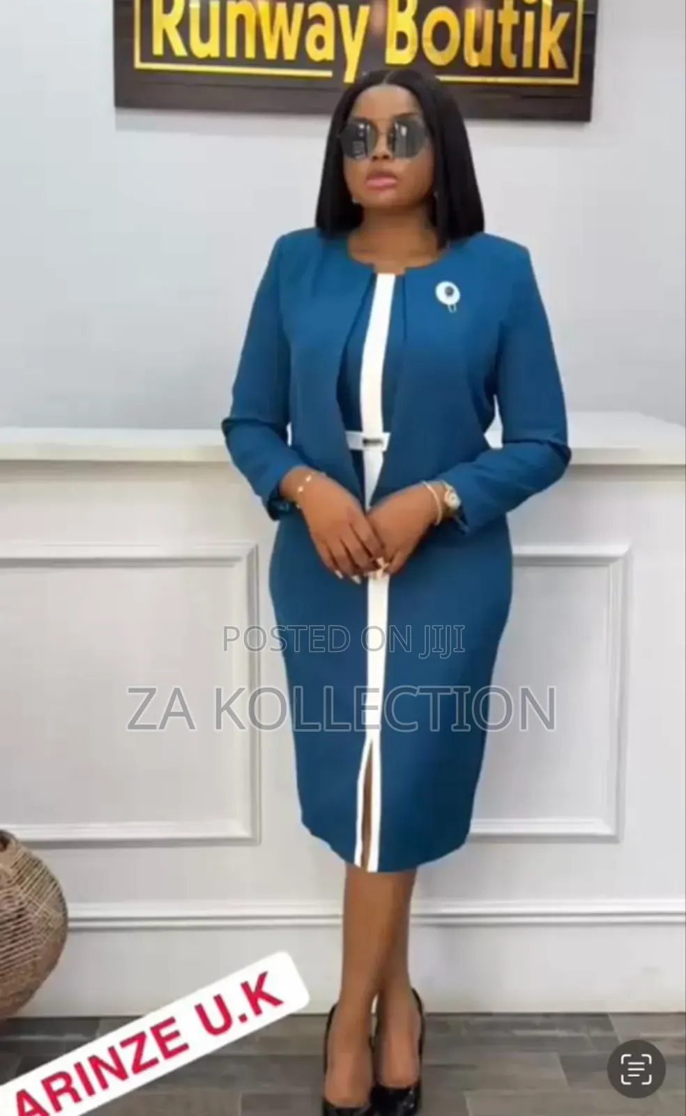 Women's Official Wear With Coat(Skirt Top)