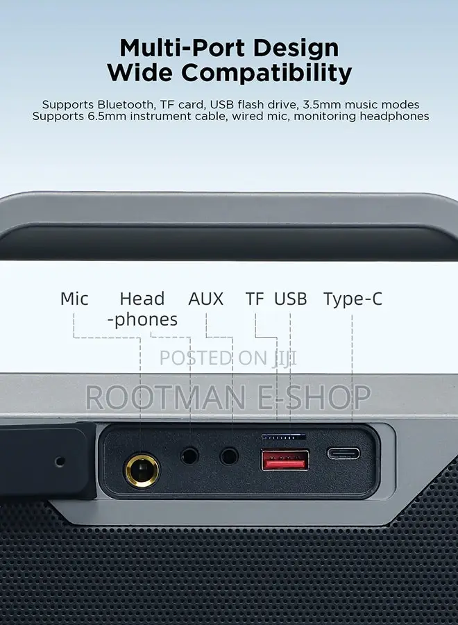 Joyroom Jr-Mw03 Dual Mic Wireless Speaker