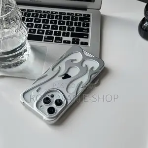 3d Flame Pattern Phone Case for iPhone 15 13 12 11 14 Promax