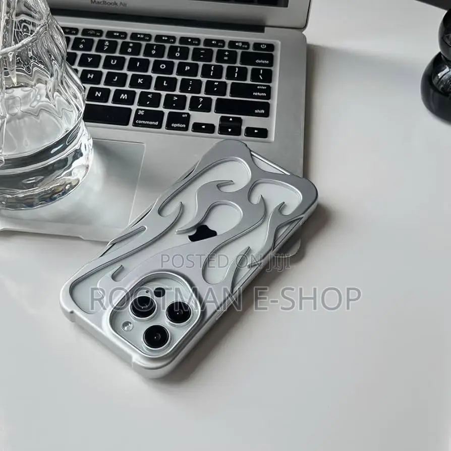 3d Flame Pattern Phone Case for iPhone 15 13 12 11 14 Promax